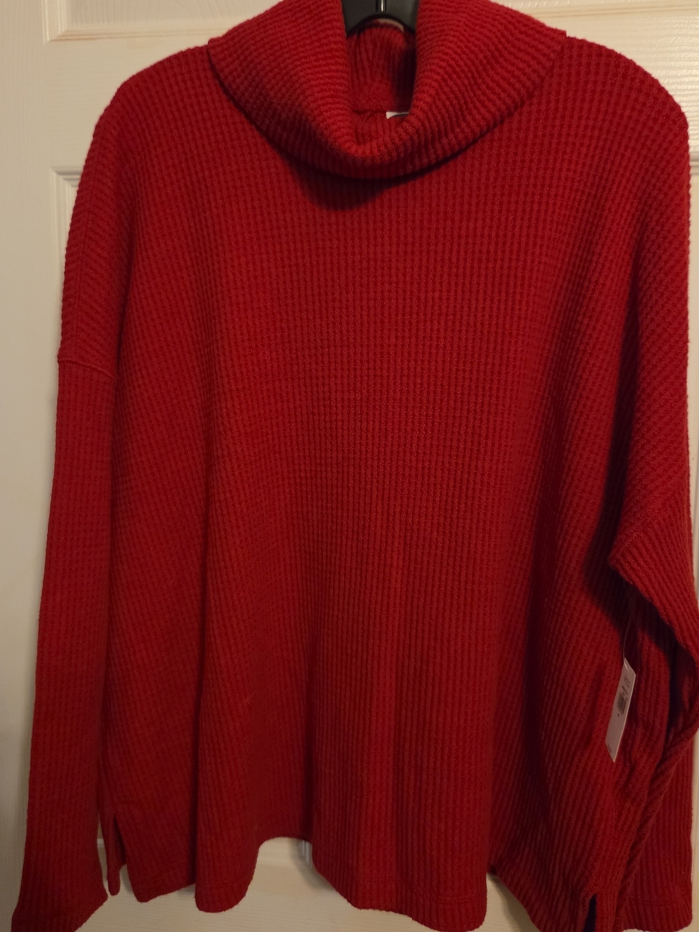 Old Navy Oversized Red Turtle Neck Sweater Size M